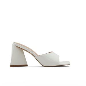 Pamelah White Comfortable Heels